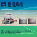 Short Cycle melamine hot press laminating machine for mdf